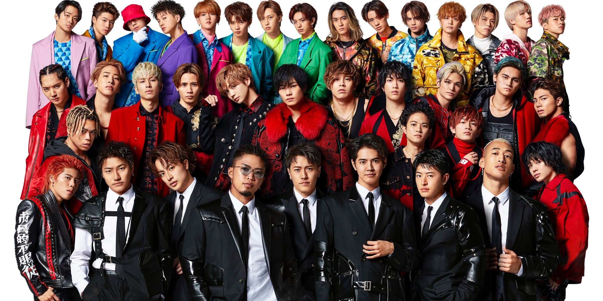 J-Pop groups GENERATIONS, THE RAMPAGE, FANTASTICS, and BALLISTIK BOYZ